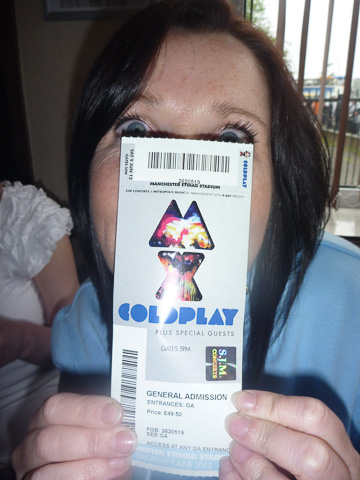 Coldplay Etihad Stadium 2012